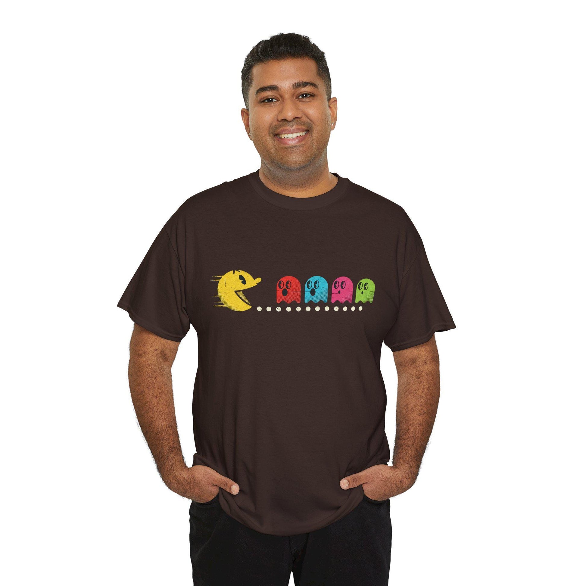 Retro Pac-Man Ghost T-Shirt | Classic Arcade Gamer Tee