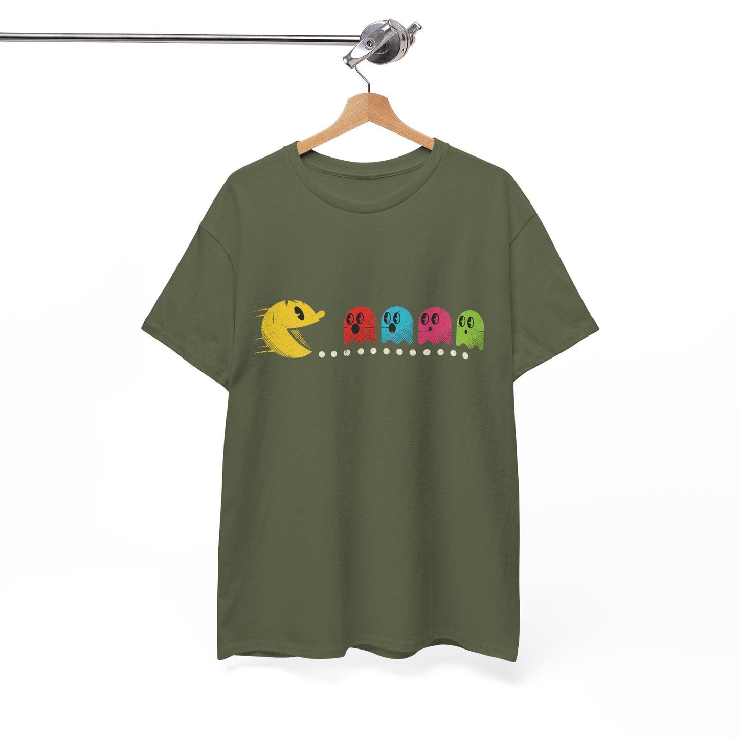 Retro Pac-Man Ghost T-Shirt | Classic Arcade Gamer Tee