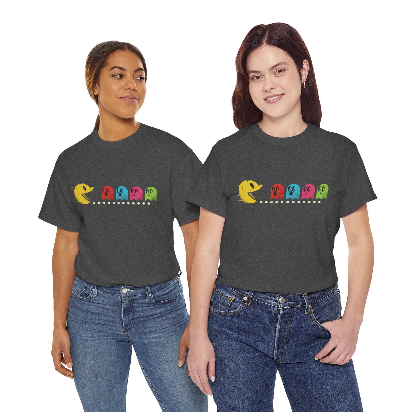 Retro Pac-Man Ghost T-Shirt | Classic Arcade Gamer Tee