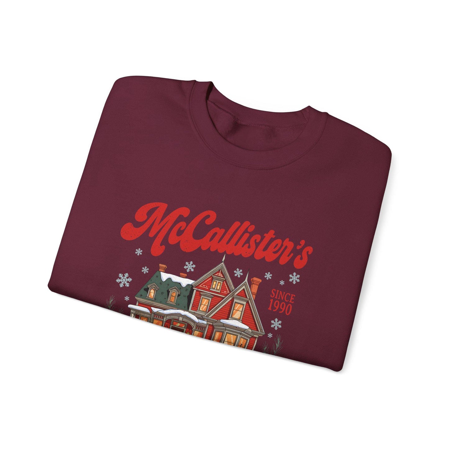 McCallisters Home Security Sweatshirt | Home Alone Inspired Christmas Sweater | Funny 90s Holiday Movie Shirt