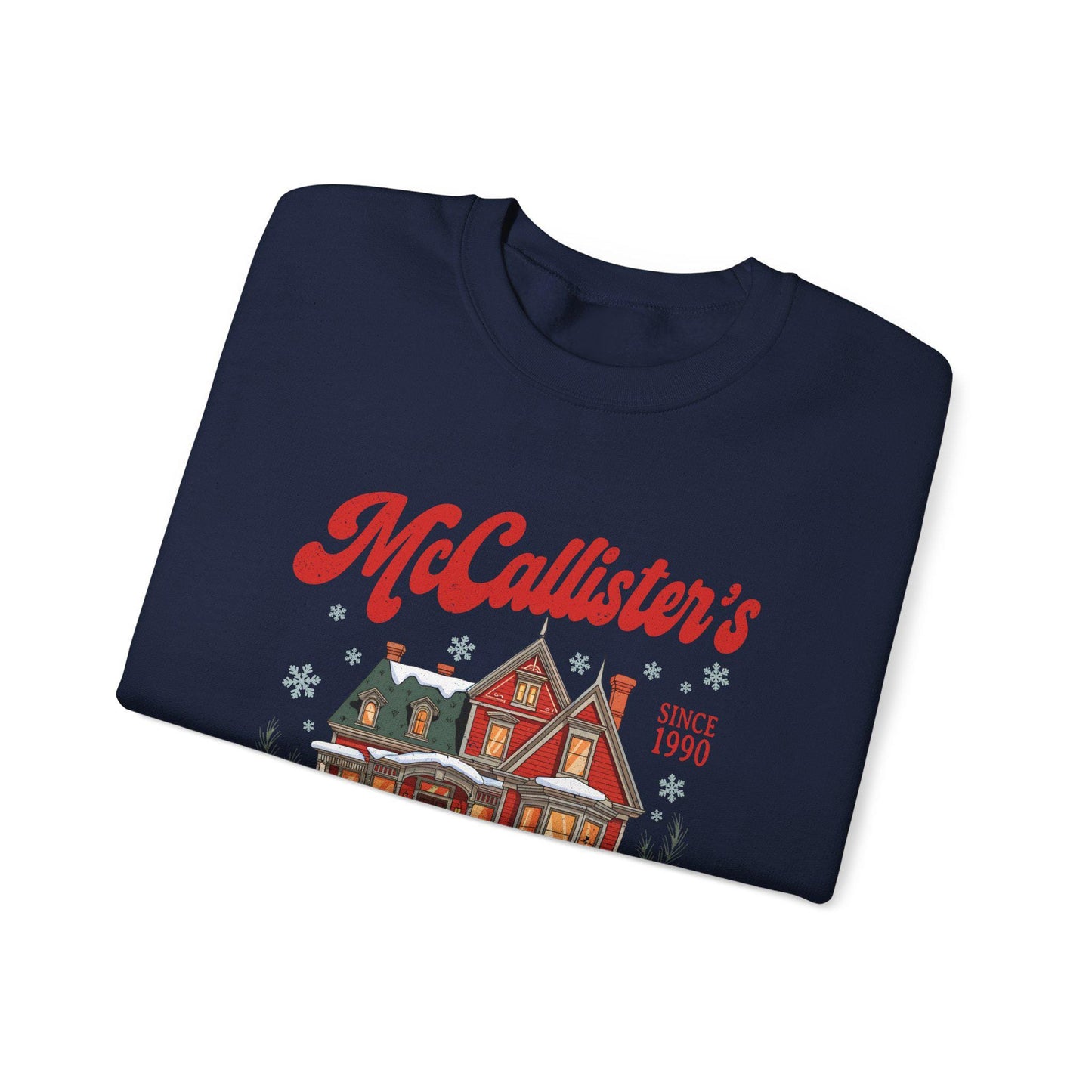 McCallisters Home Security Sweatshirt | Home Alone Inspired Christmas Sweater | Funny 90s Holiday Movie Shirt