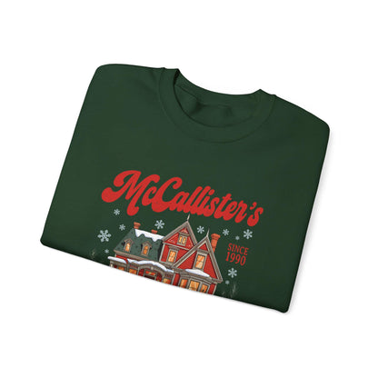 McCallisters Home Security Sweatshirt | Home Alone Inspired Christmas Sweater | Funny 90s Holiday Movie Shirt