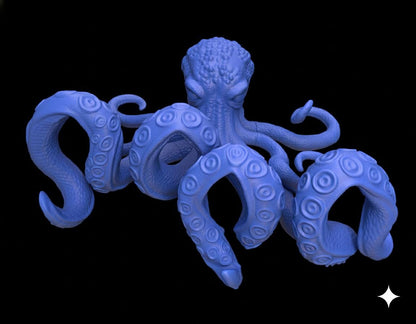 Octopus Headphone & Controller Holder: 3D Printed Gamer Decor
