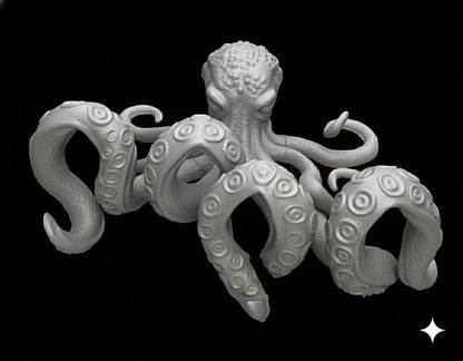 Octopus Headphone & Controller Holder: 3D Printed Gamer Decor
