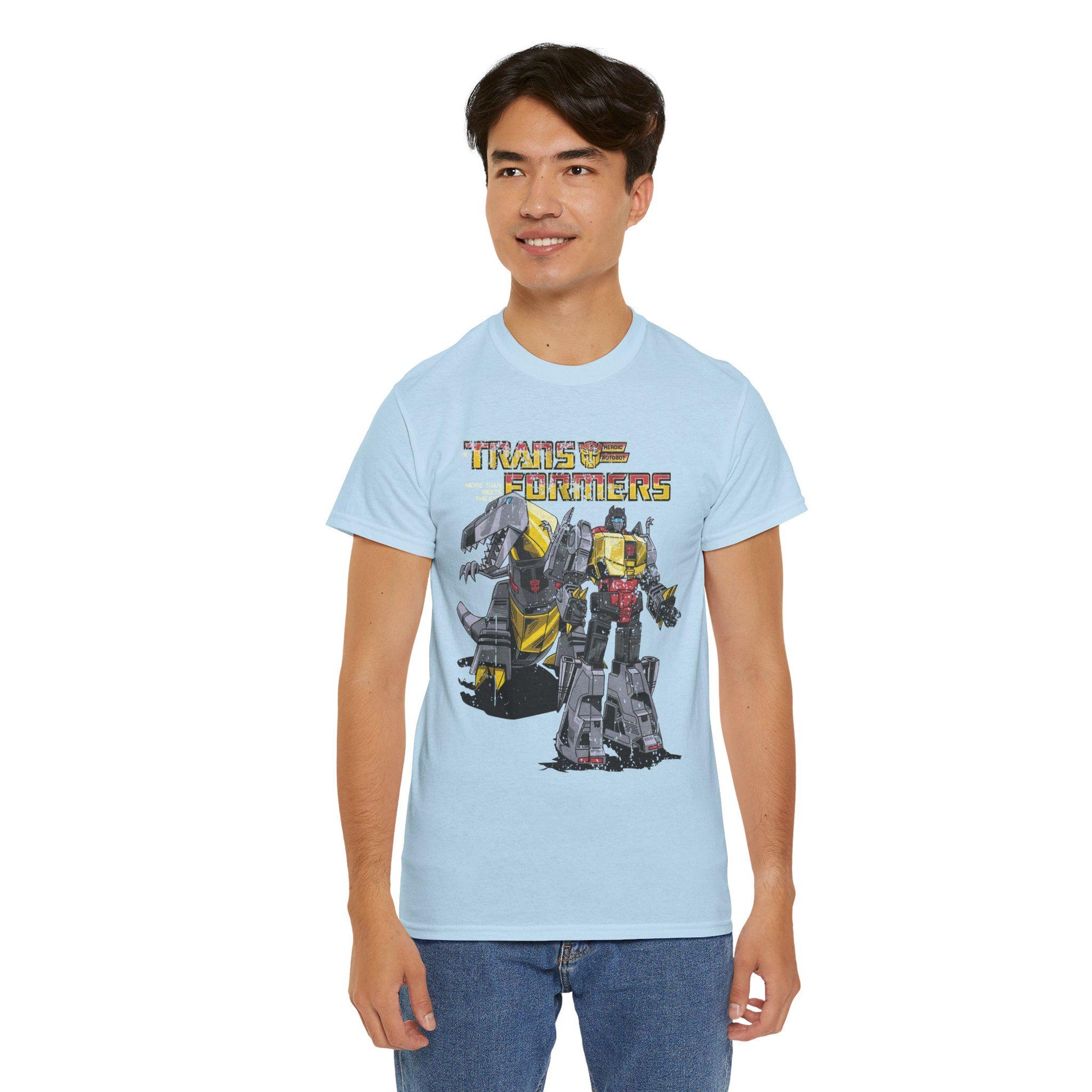 Vintage Transformers Parody T-Shirt | 80s Robot Graphic Tee