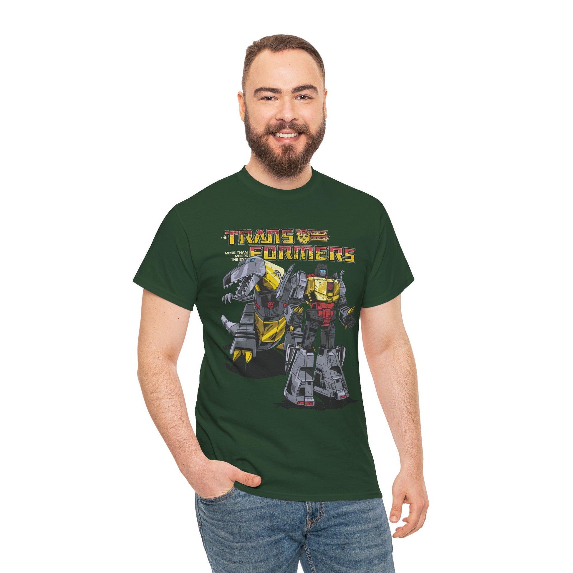 Vintage Transformers Parody T-Shirt | 80s Robot Graphic Tee
