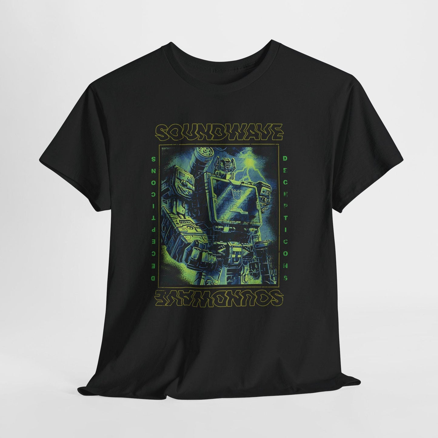 Vintage Soundwave Shirt | Retro Transformers Decepticon Tee | Distressed 80s Cartoon Robot T-Shirt
