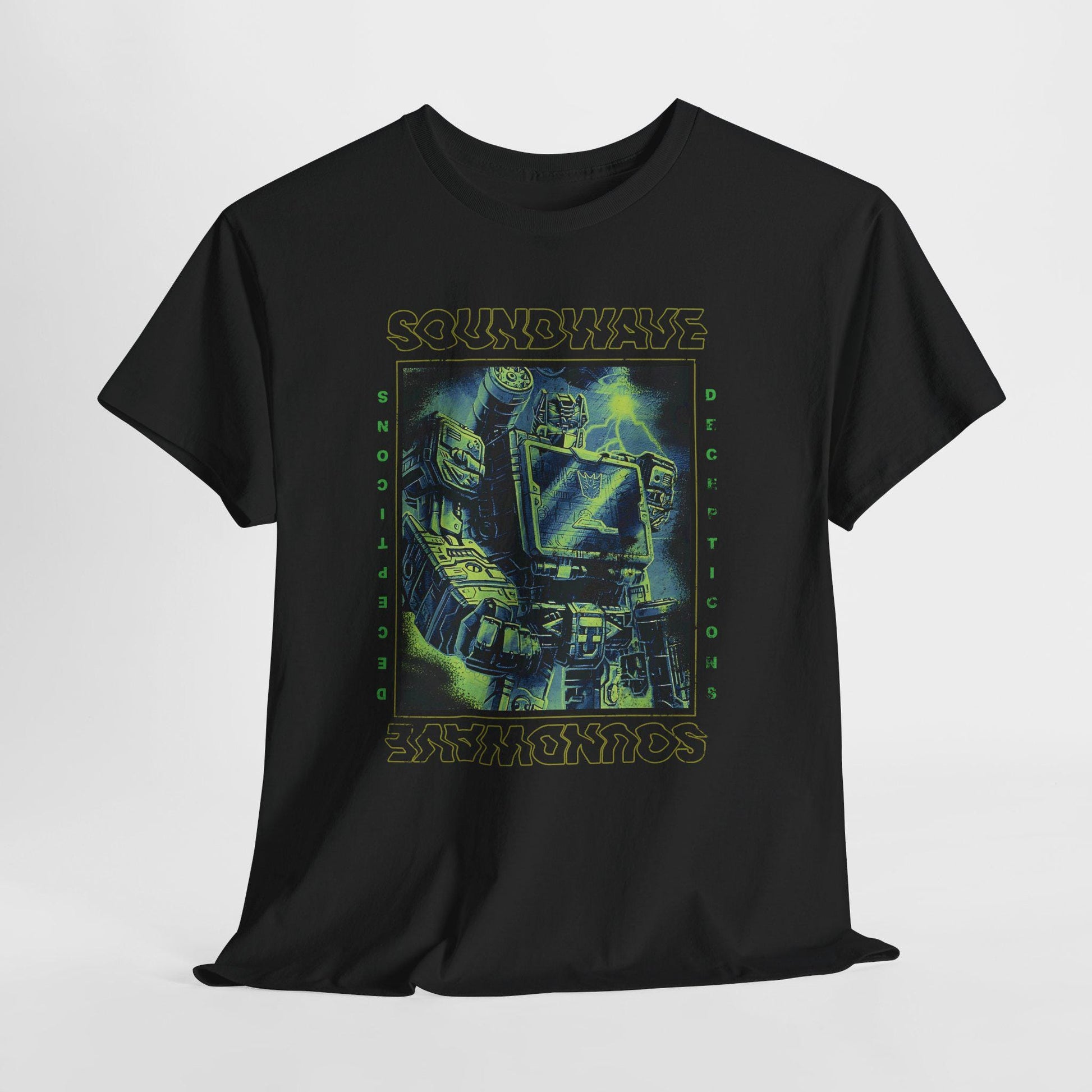 Vintage Soundwave Shirt | Retro Transformers Decepticon Tee | Distressed 80s Cartoon Robot T-Shirt
