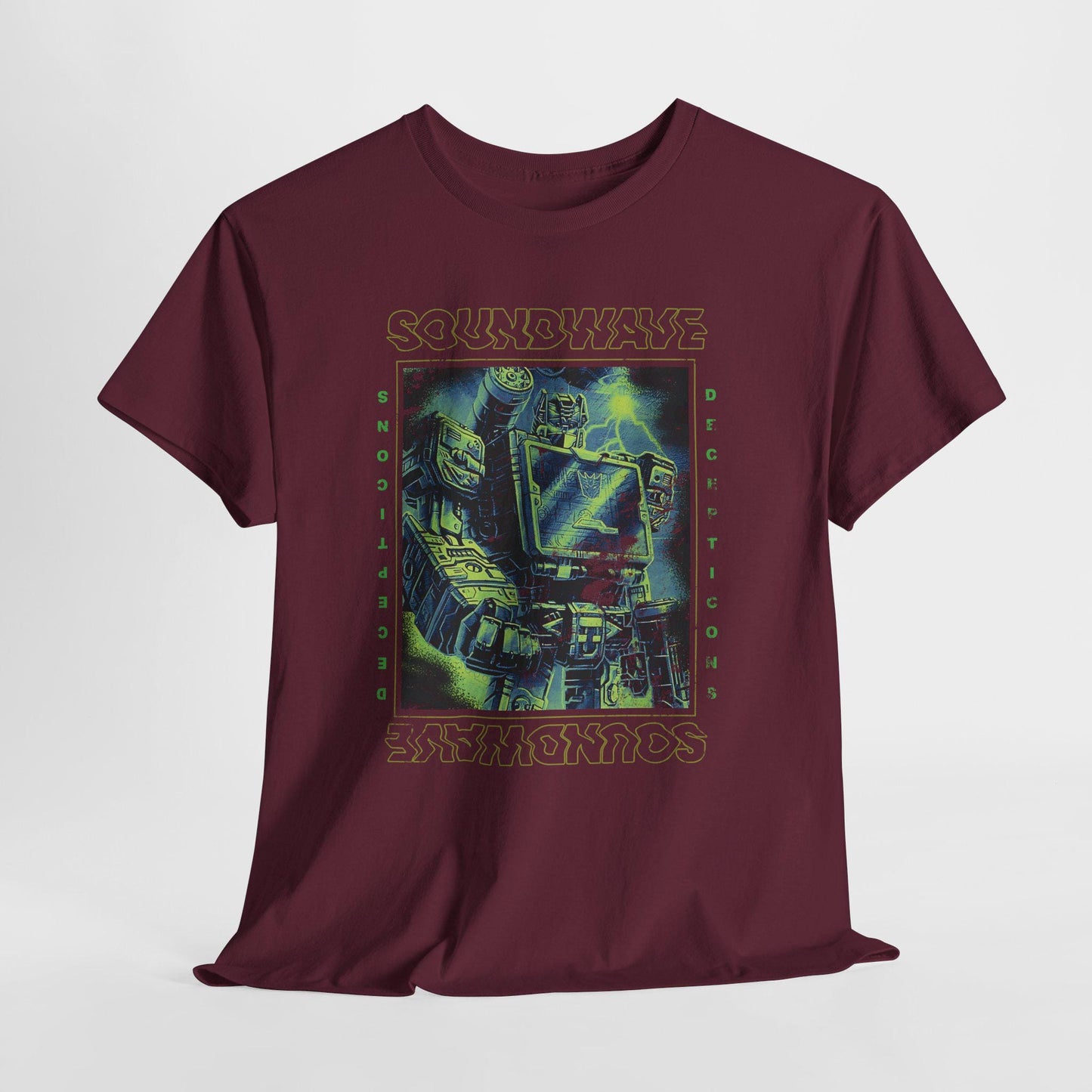 Vintage Soundwave Shirt | Retro Transformers Decepticon Tee | Distressed 80s Cartoon Robot T-Shirt