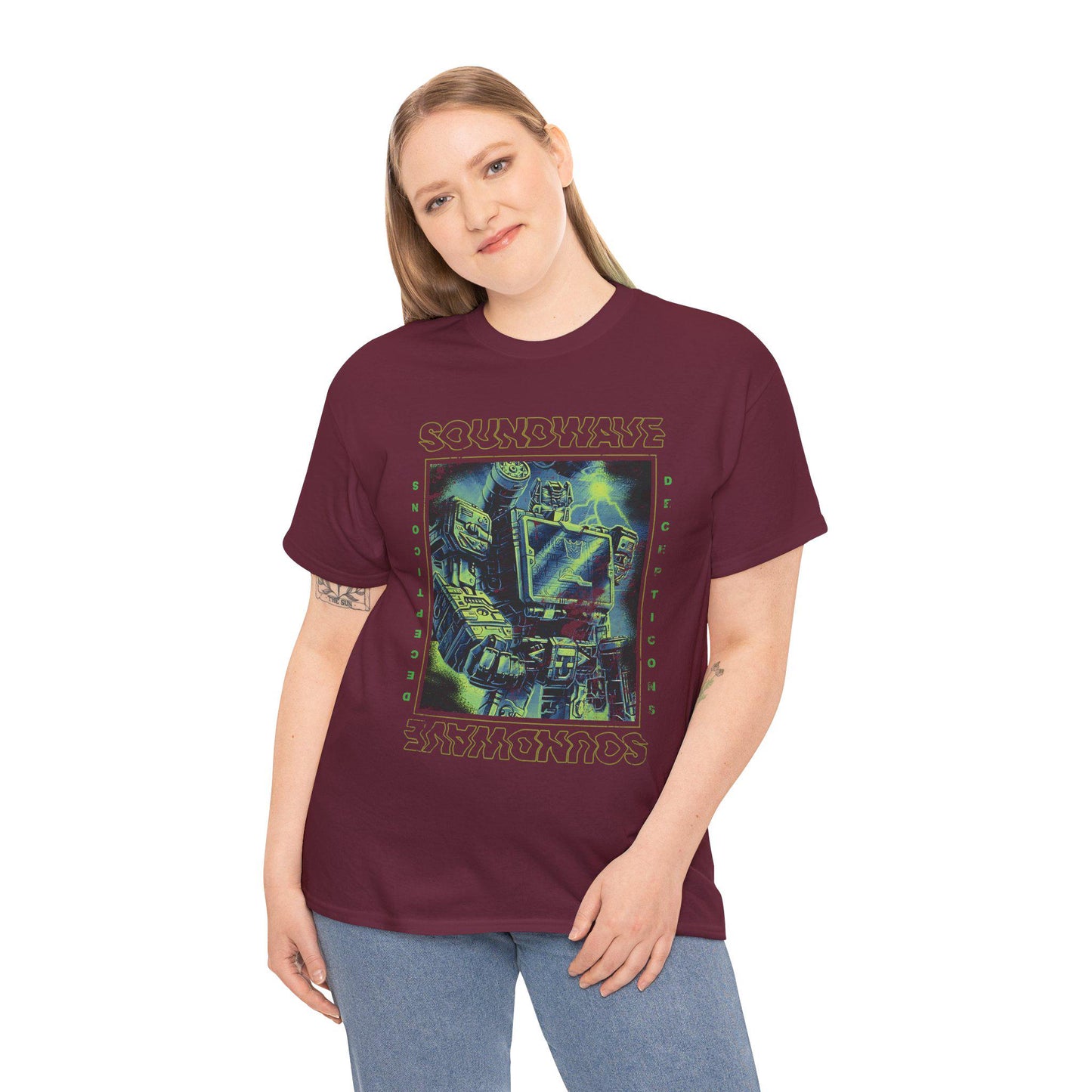 Vintage Soundwave Shirt | Retro Transformers Decepticon Tee | Distressed 80s Cartoon Robot T-Shirt