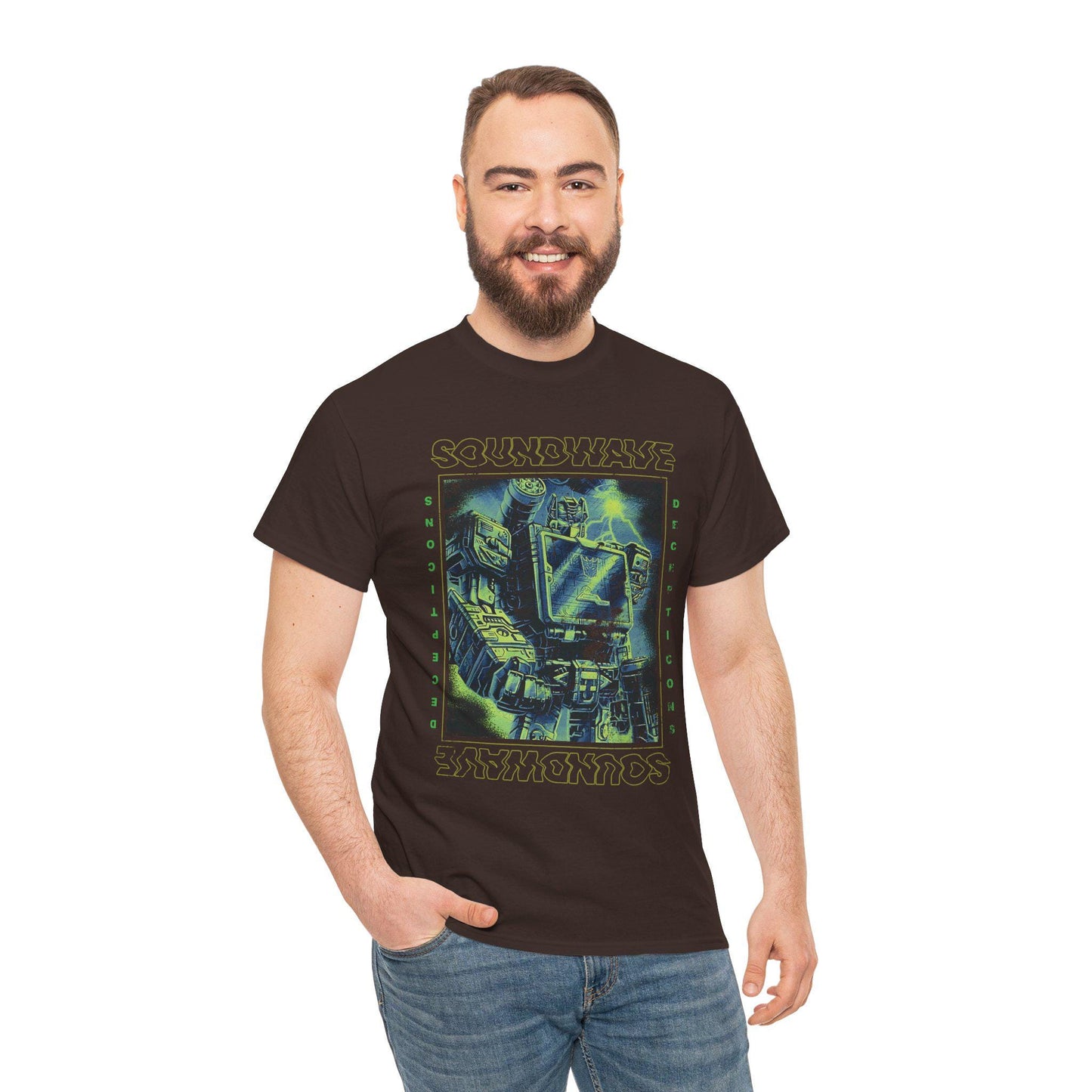 Vintage Soundwave Shirt | Retro Transformers Decepticon Tee | Distressed 80s Cartoon Robot T-Shirt