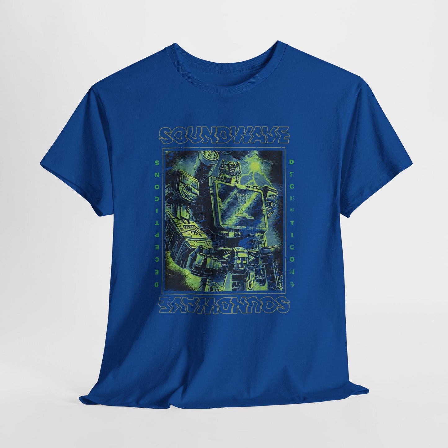 Vintage Soundwave Shirt | Retro Transformers Decepticon Tee | Distressed 80s Cartoon Robot T-Shirt