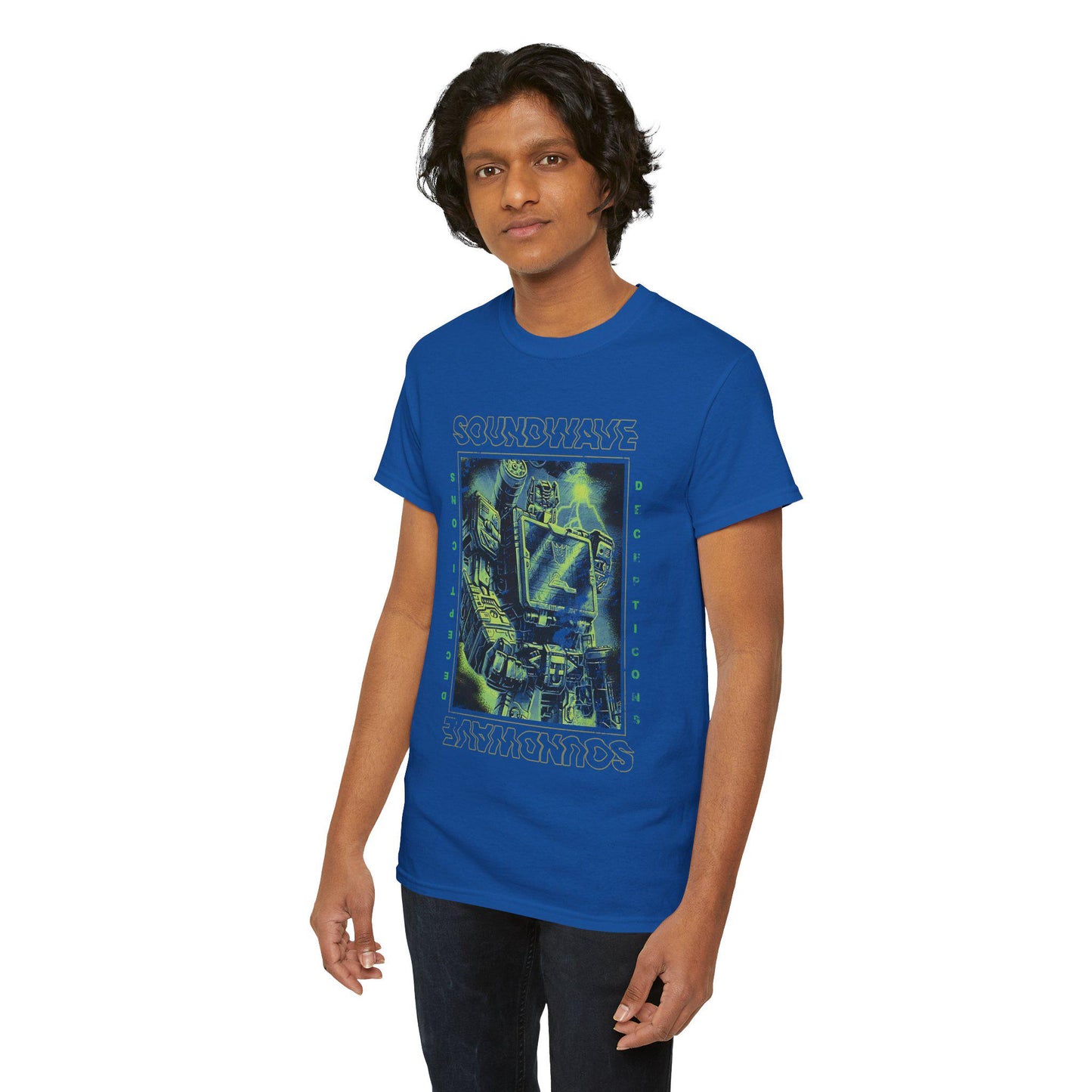 Vintage Soundwave Shirt | Retro Transformers Decepticon Tee | Distressed 80s Cartoon Robot T-Shirt