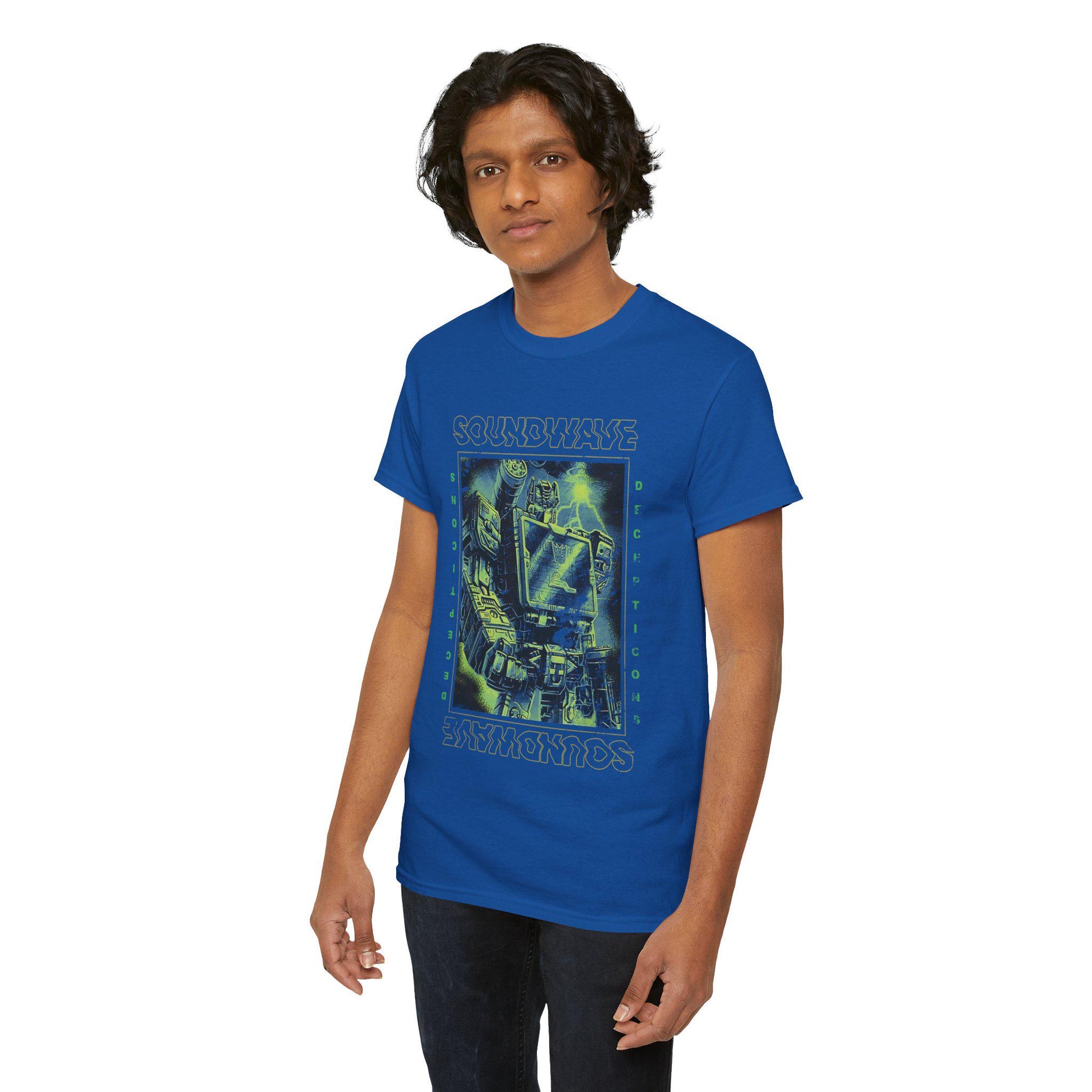 Vintage Soundwave Shirt | Retro Transformers Decepticon Tee | Distressed 80s Cartoon Robot T-Shirt
