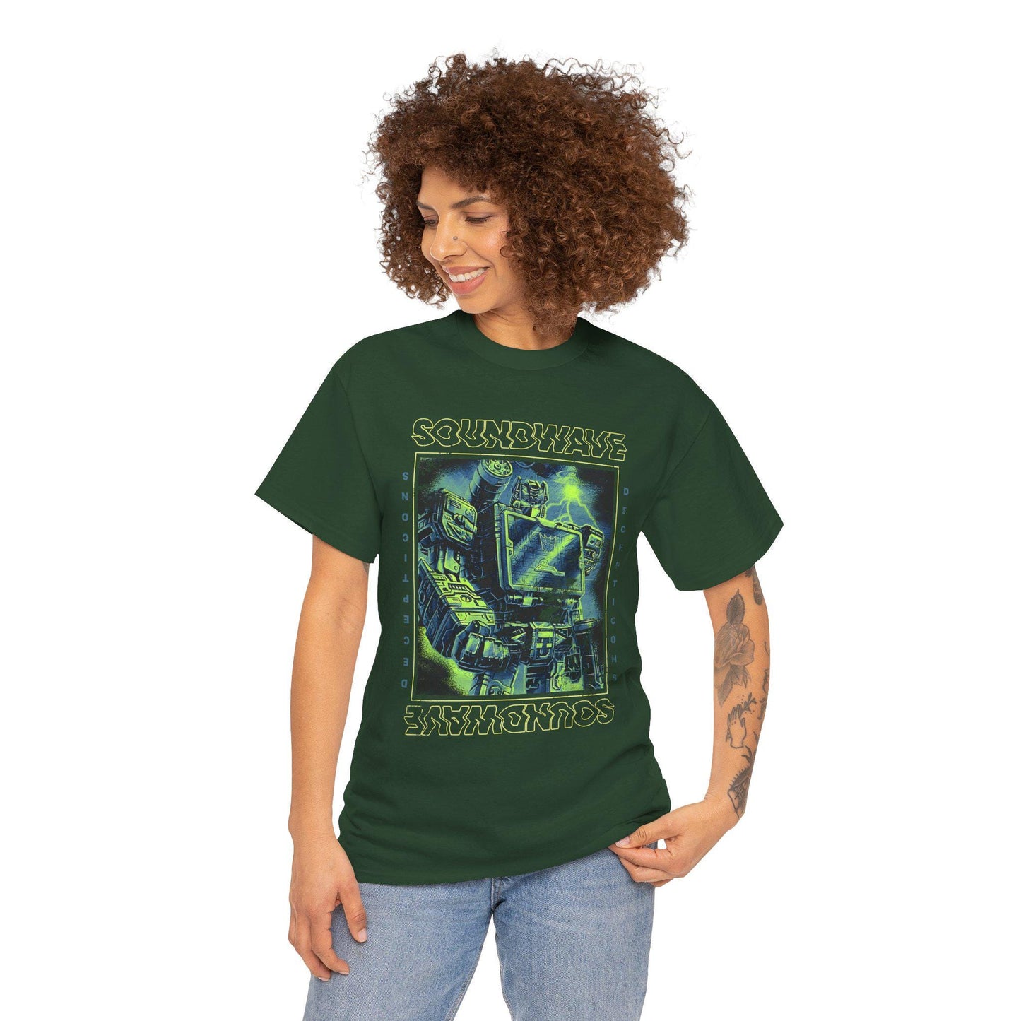 Vintage Soundwave Shirt | Retro Transformers Decepticon Tee | 80s Cartoon Robot T-Shirt