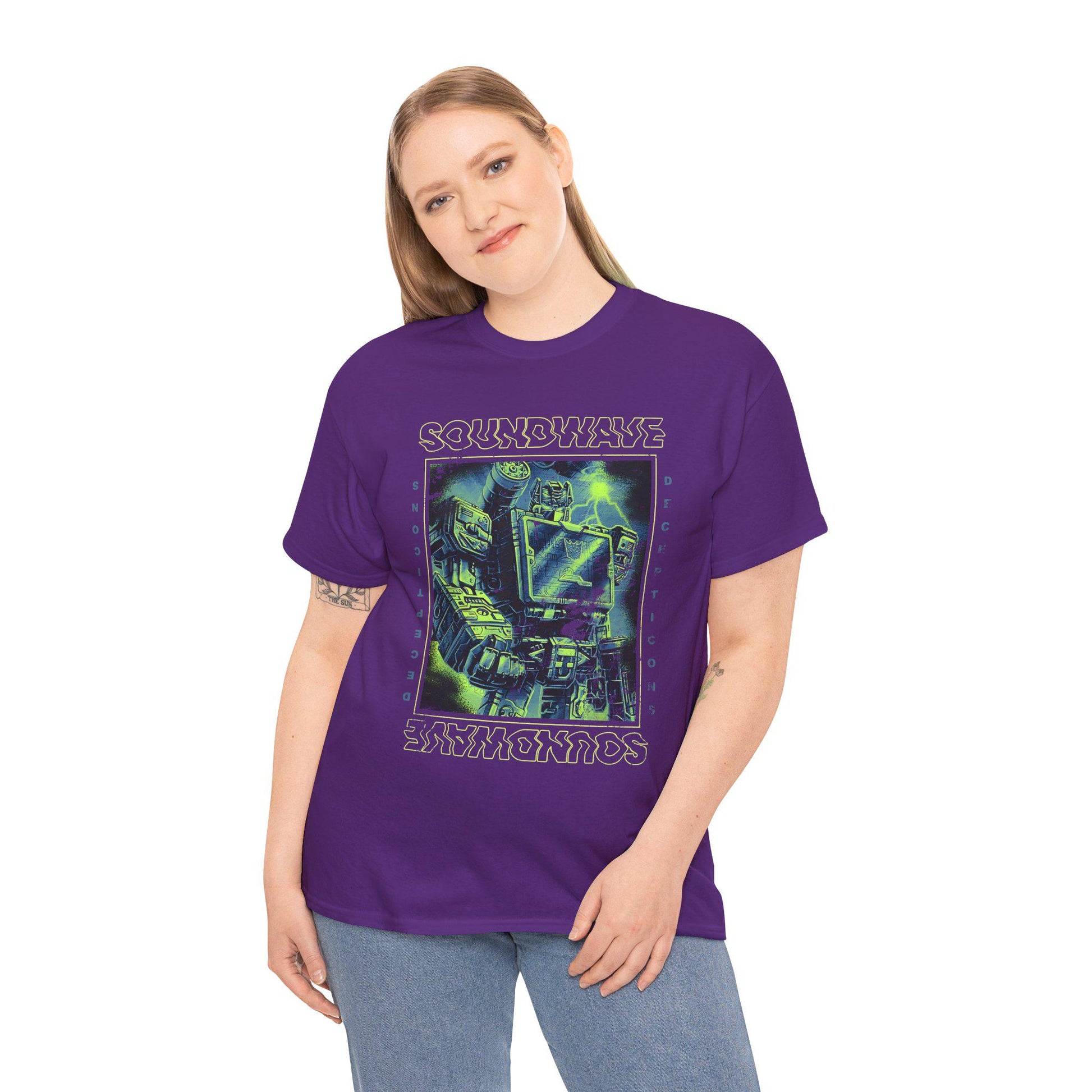 Vintage Soundwave Shirt | Retro Transformers Decepticon Tee | 80s Cartoon Robot T-Shirt