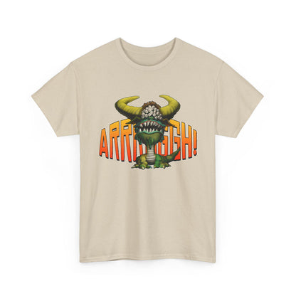 Cave Beast of Arrrgh T-Shirt | Retro Fantasy Monster Tee | Distressed Vintage Graphic Shirt