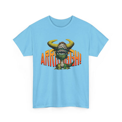 Cave Beast of Arrrgh T-Shirt | Retro Fantasy Monster Tee | Distressed Vintage Graphic Shirt