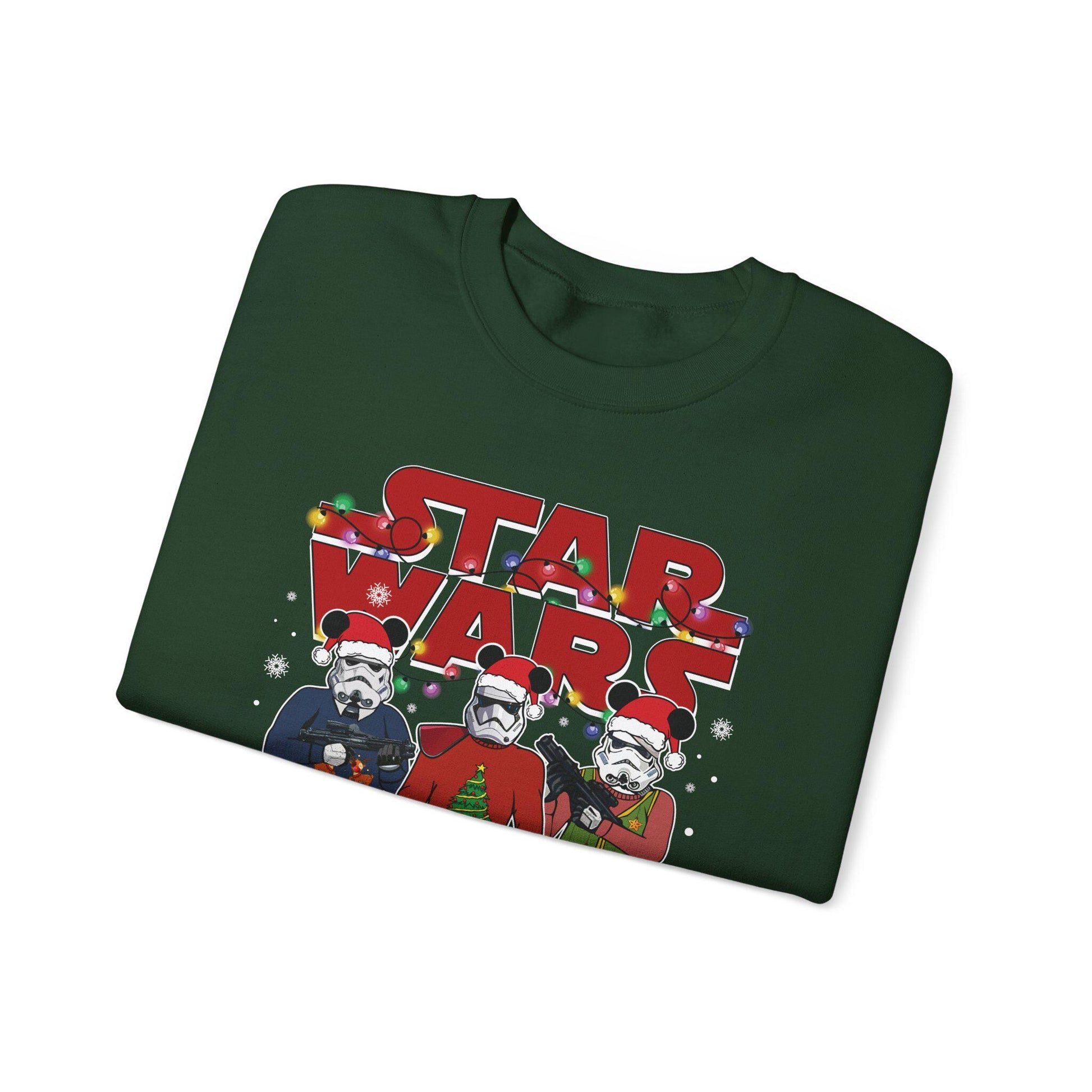 Stormtrooper Ugly Christmas Sweatshirt | Star Wars Holiday Sweater | Funny Stormtroopers Xmas Shirt