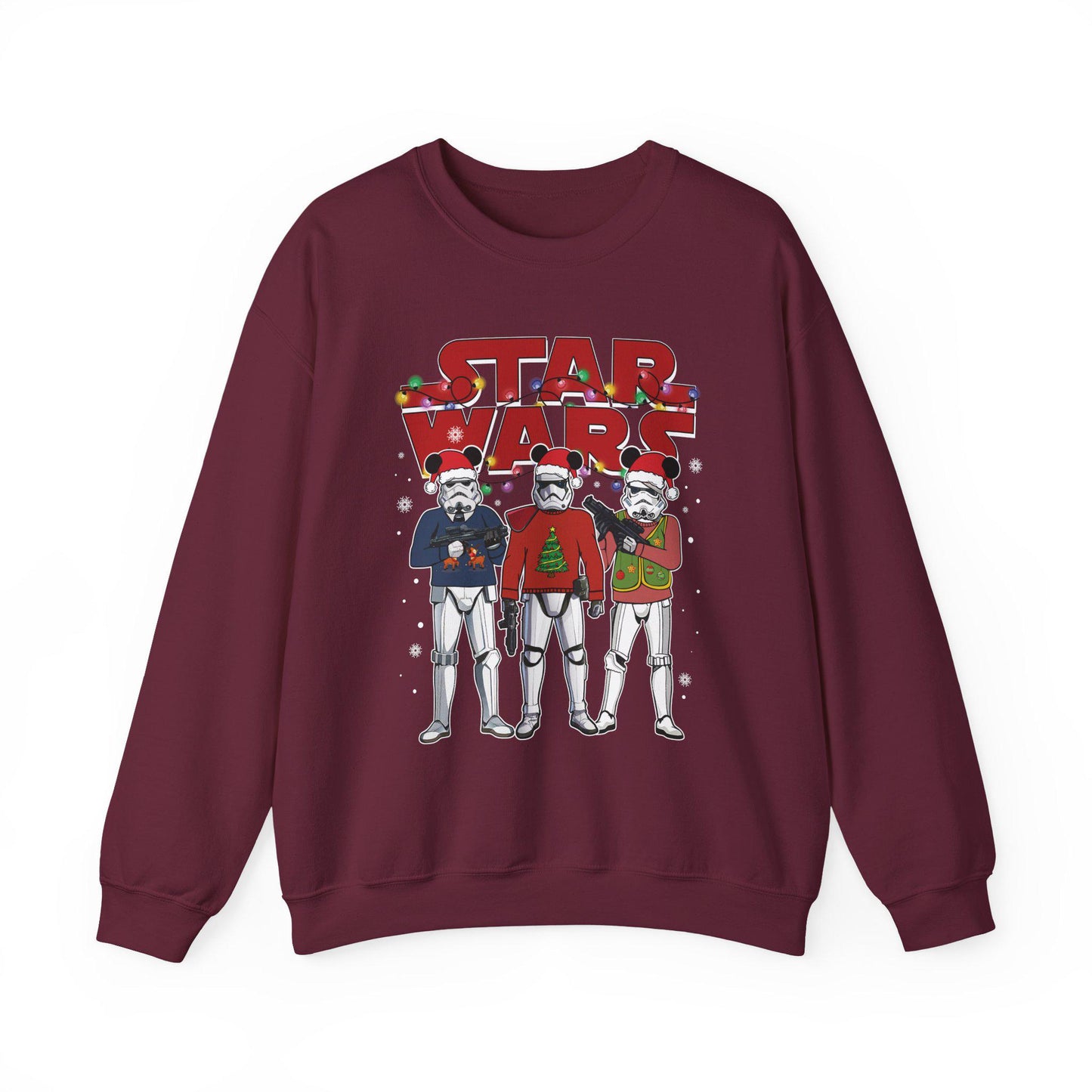Stormtrooper Ugly Christmas Sweatshirt | Star Wars Holiday Sweater | Funny Stormtroopers Xmas Shirt