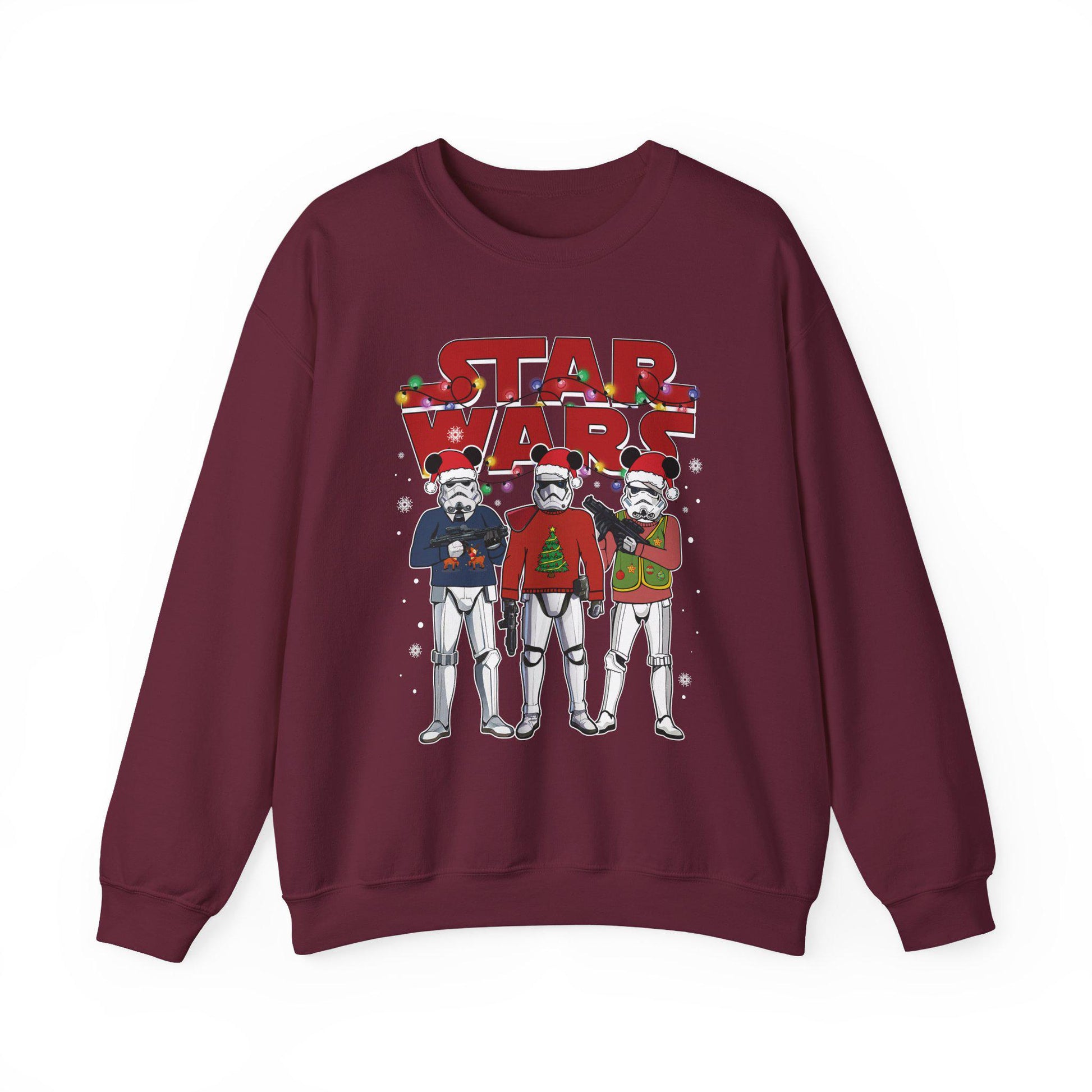 Stormtrooper Ugly Christmas Sweatshirt | Star Wars Holiday Sweater | Funny Stormtroopers Xmas Shirt