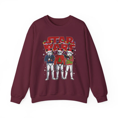 Stormtrooper Ugly Christmas Sweatshirt | Star Wars Holiday Sweater | Funny Stormtroopers Xmas Shirt