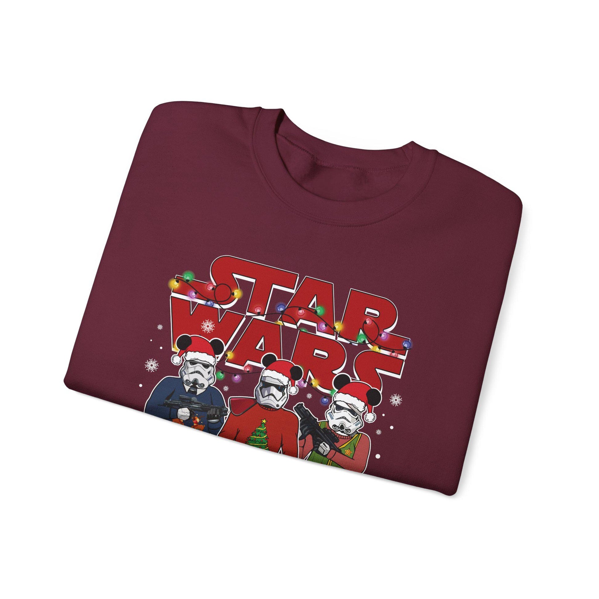 Stormtrooper Ugly Christmas Sweatshirt | Star Wars Holiday Sweater | Funny Stormtroopers Xmas Shirt