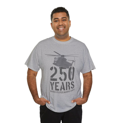 250 Years Military Tee | Helicopter Graphic Shirt | 250th Anniversary Design | Veteran Gift