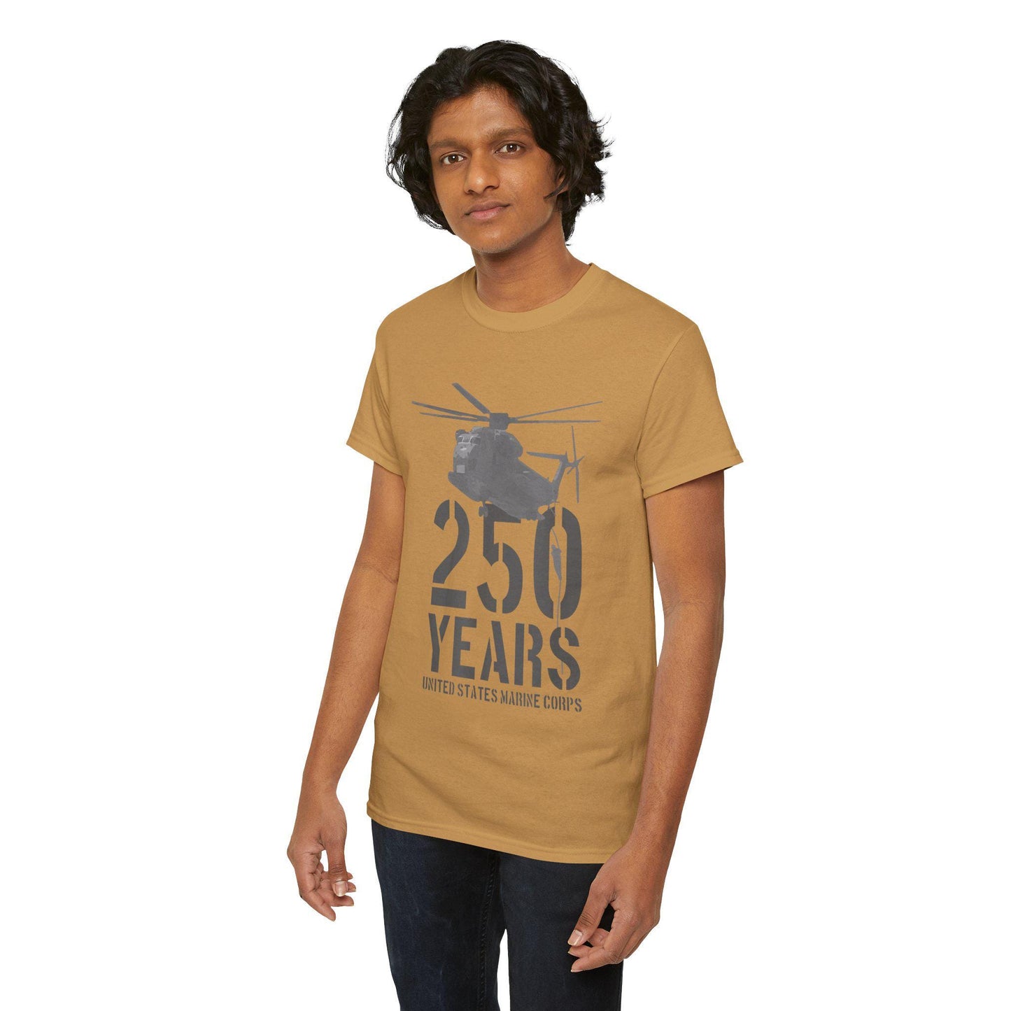 250 Years Military Tee | Helicopter Graphic Shirt | 250th Anniversary Design | Veteran Gift