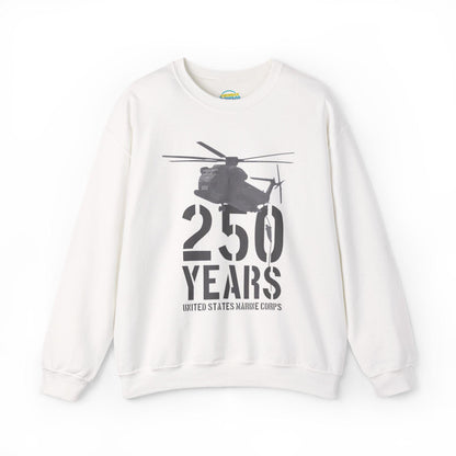250 Years Military Sweatshirt | Helicopter Crewneck Pullover | 250th Anniversary Design | Veteran Gift
