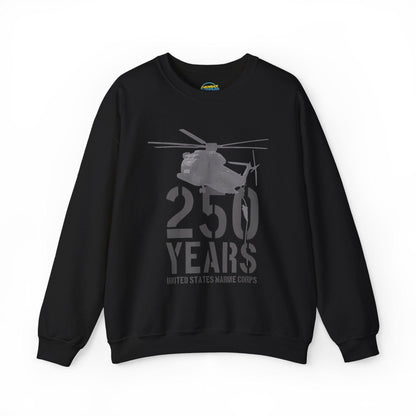 250 Years Military Sweatshirt | Helicopter Crewneck Pullover | 250th Anniversary Design | Veteran Gift