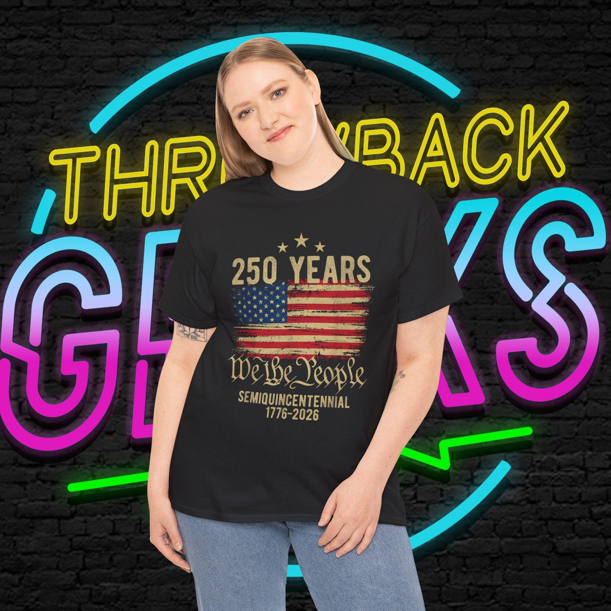 USA 250 Years Shirt | We The People Flag Tee | Semiquincentennial 1776 2026 | Patriotic Gift