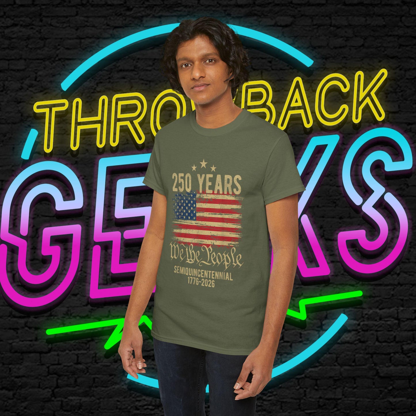 USA 250 Years Shirt | We The People Flag Tee | Semiquincentennial 1776 2026 | Patriotic Gift