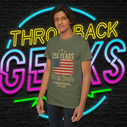 USA 250 Years Shirt | We The People Flag Tee | Semiquincentennial 1776 2026 | Patriotic Gift
