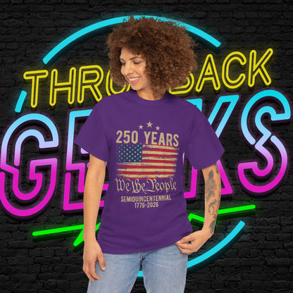 USA 250 Years Shirt | We The People Flag Tee | Semiquincentennial 1776 2026 | Patriotic Gift
