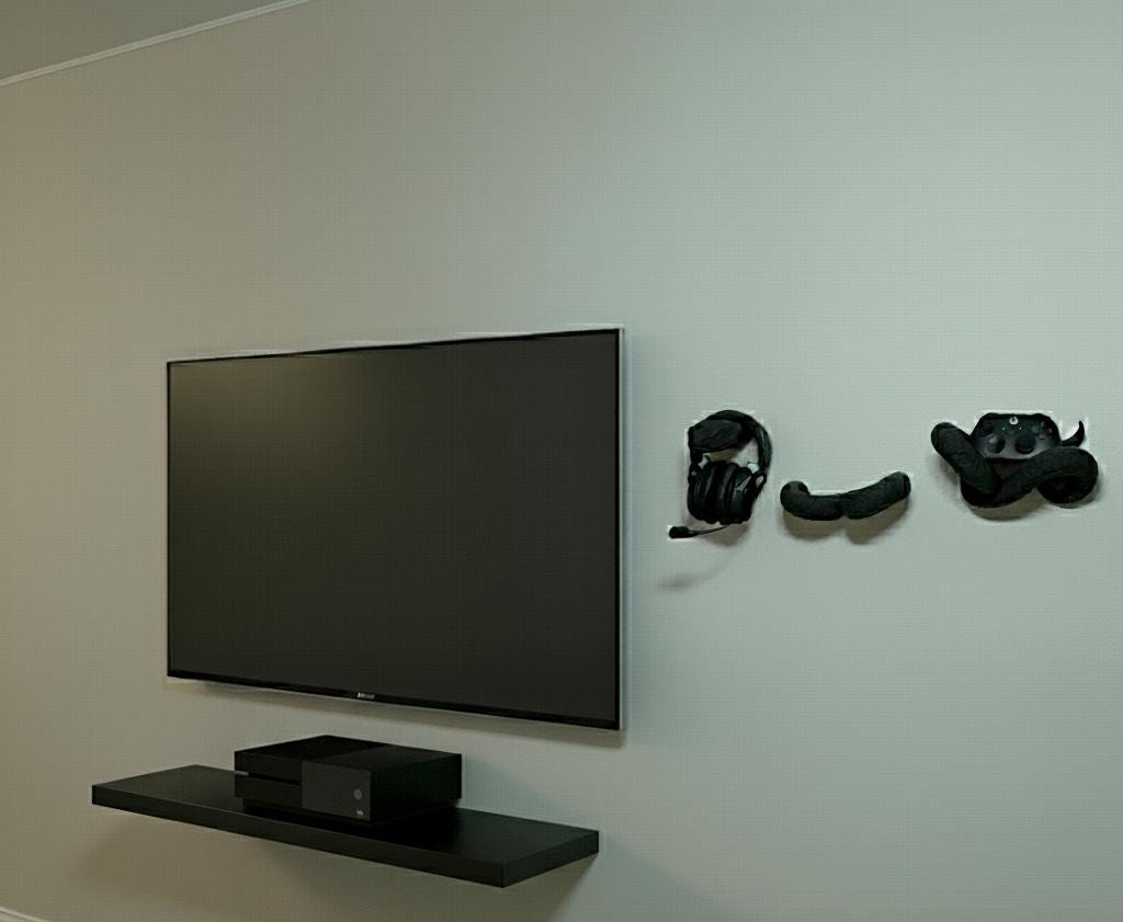 Silent Slither Anaconda Wall Controller & Headset Holder | Snake Gaming Wall Mount