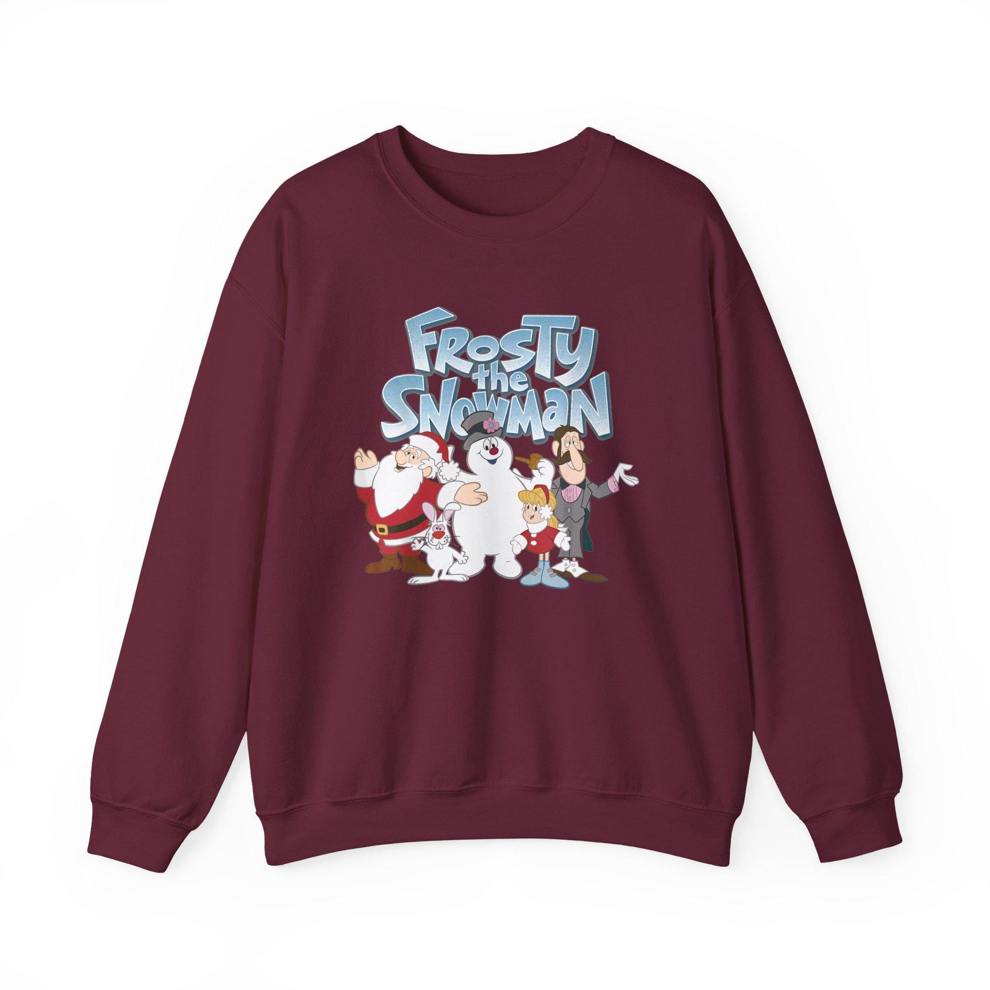 Frosty the Snowman Crewneck Sweatshirt | Holiday Cartoon Snowman Characters