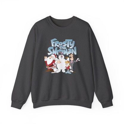 Frosty the Snowman Crewneck Sweatshirt | Holiday Cartoon Snowman Characters