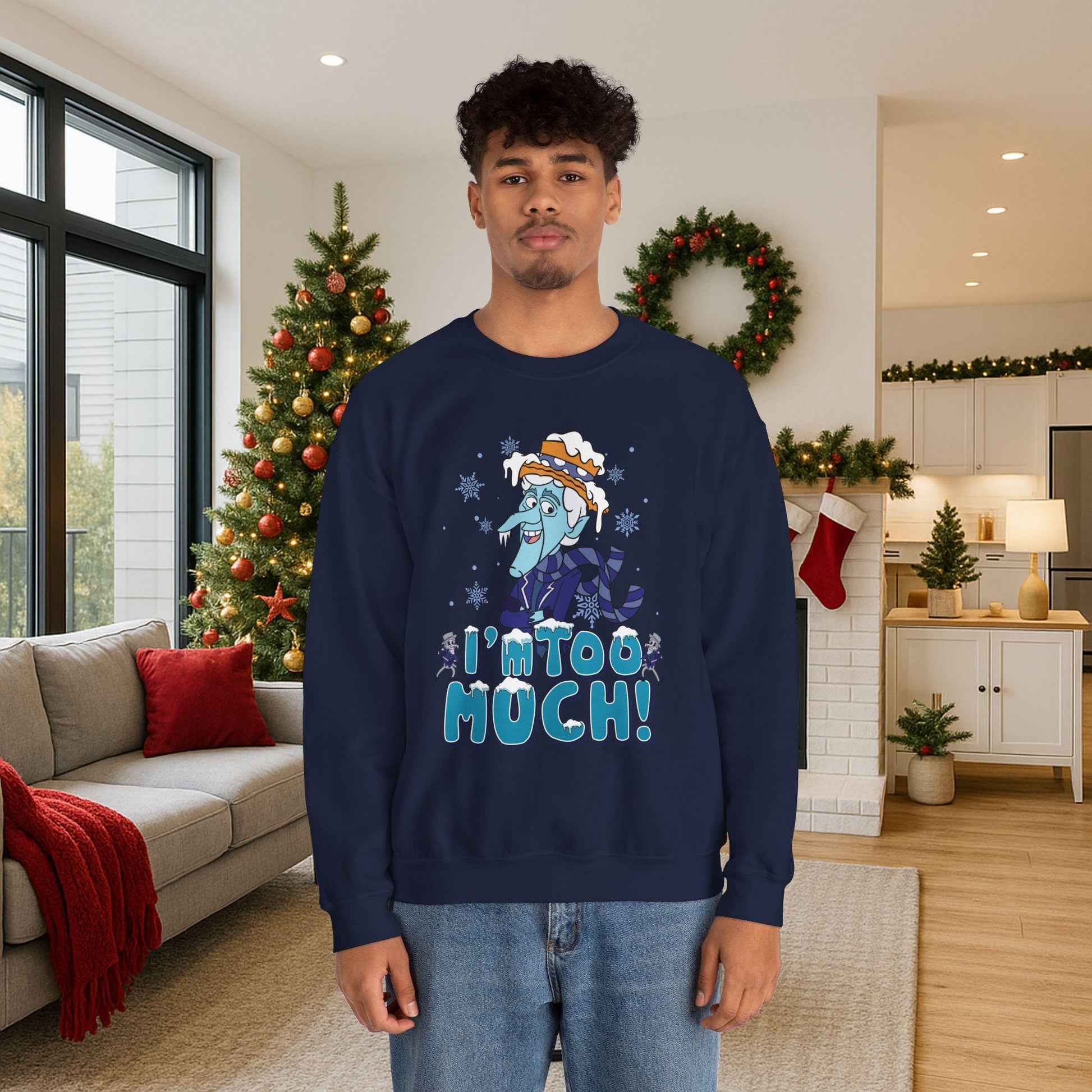 Snow Miser Sweatshirt | Retro Christmas Movie Fan Art