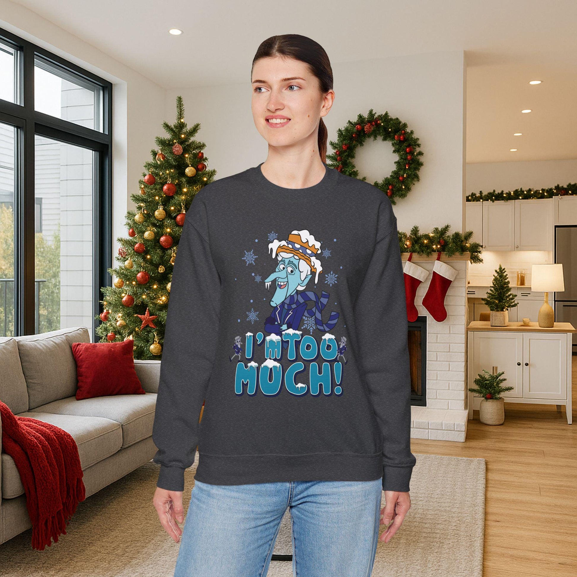 Snow Miser Sweatshirt | Retro Christmas Movie Fan Art