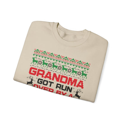 Grandma Got Run Over Sweatshirt | Funny Ugly Christmas Sweater