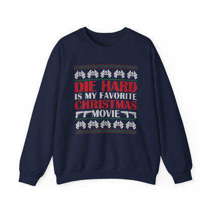 Die Hard Christmas Movie Sweatshirt | Funny Ugly Sweater Crewneck