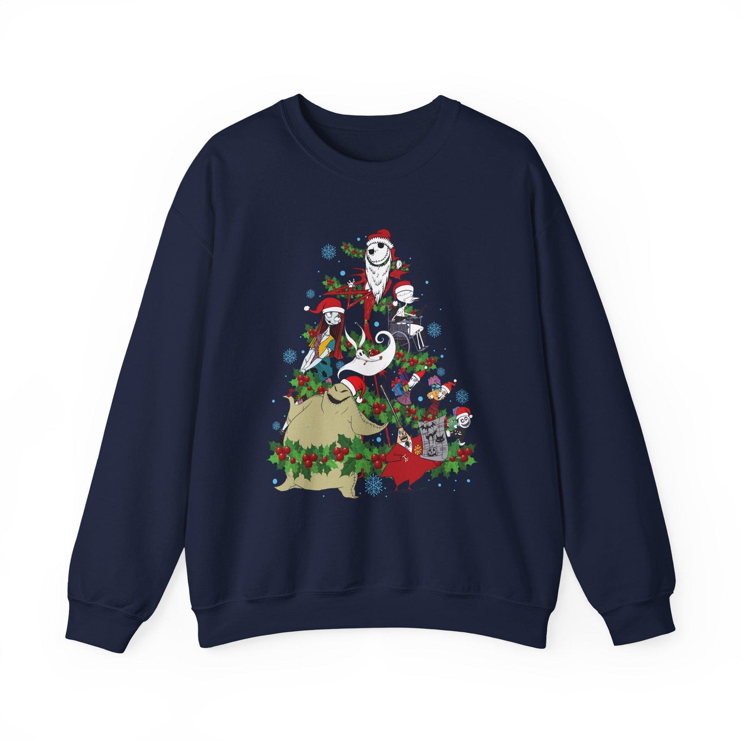 Nightmare Before Christmas Tree Sweatshirt | Spooky Holiday Sweater