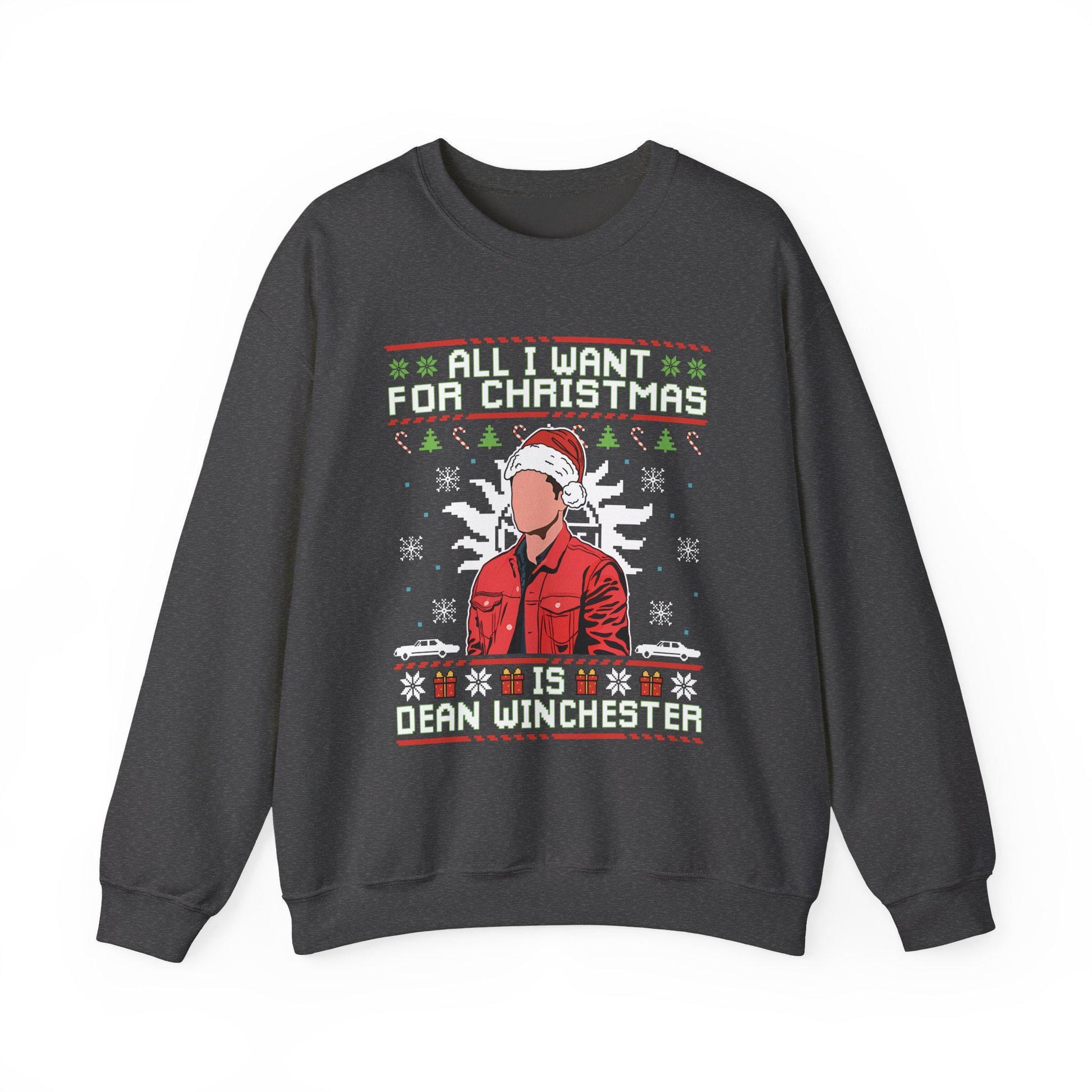 Dean Winchester Christmas Sweatshirt | Supernatural Ugly Sweater