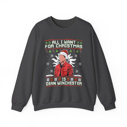 Dean Winchester Christmas Sweatshirt | Supernatural Ugly Sweater