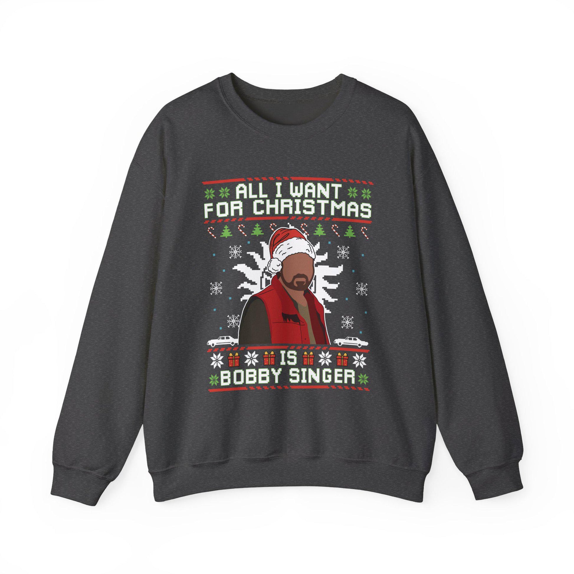 Bobby Singer Christmas Sweatshirt | Supernatural Hunter Holiday Sweater