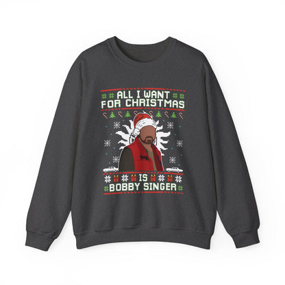 Bobby Singer Christmas Sweatshirt | Supernatural Hunter Holiday Sweater