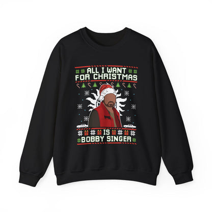 Bobby Singer Christmas Sweatshirt | Supernatural Hunter Holiday Sweater