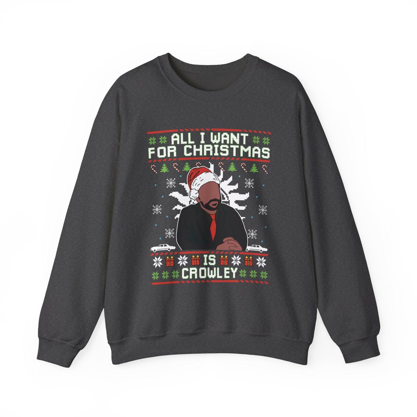 Crowley Christmas Sweatshirt | Supernatural Inspired Ugly Sweater