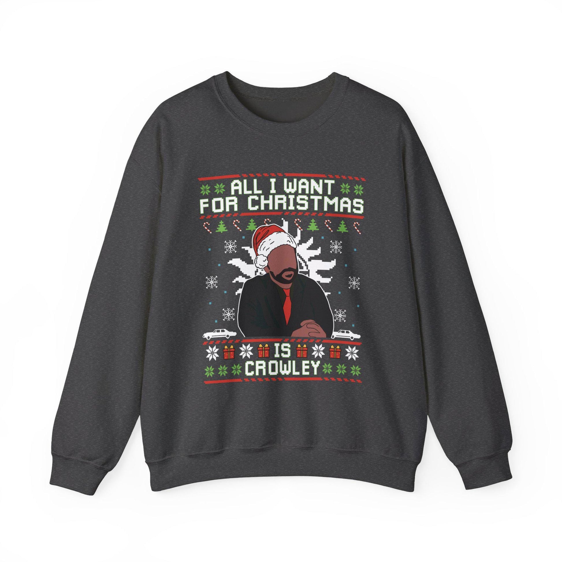 Crowley Christmas Sweatshirt | Supernatural Inspired Ugly Sweater